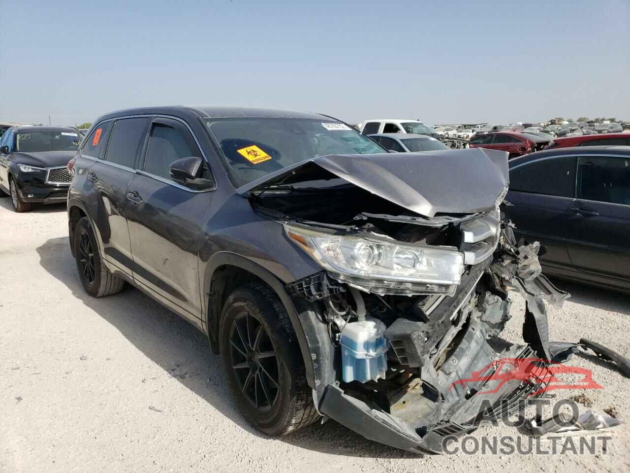 TOYOTA HIGHLANDER 2017 - 5TDZARFH2HS031376