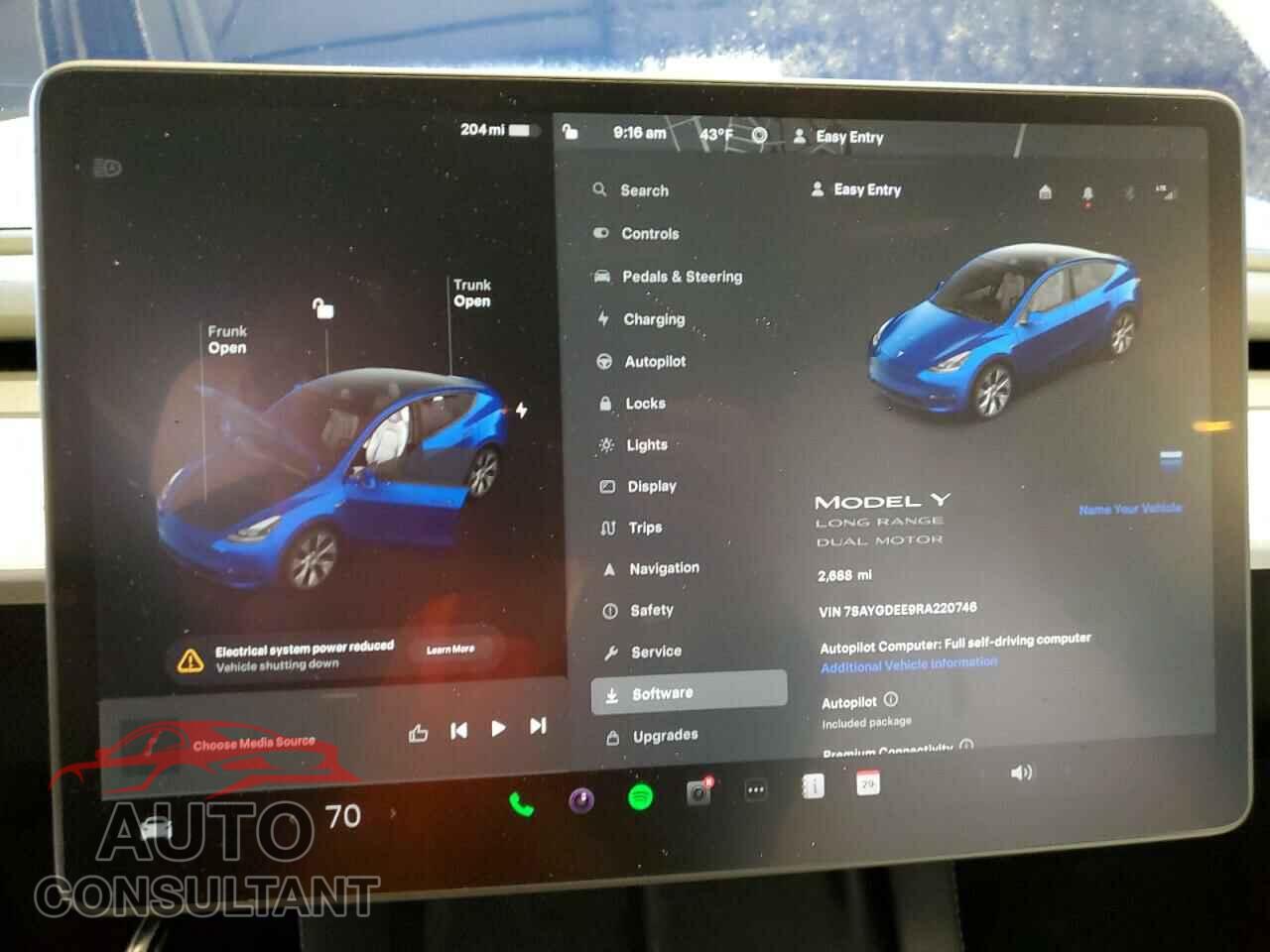 TESLA MODEL Y 2024 - 7SAYGDEE9RA220746