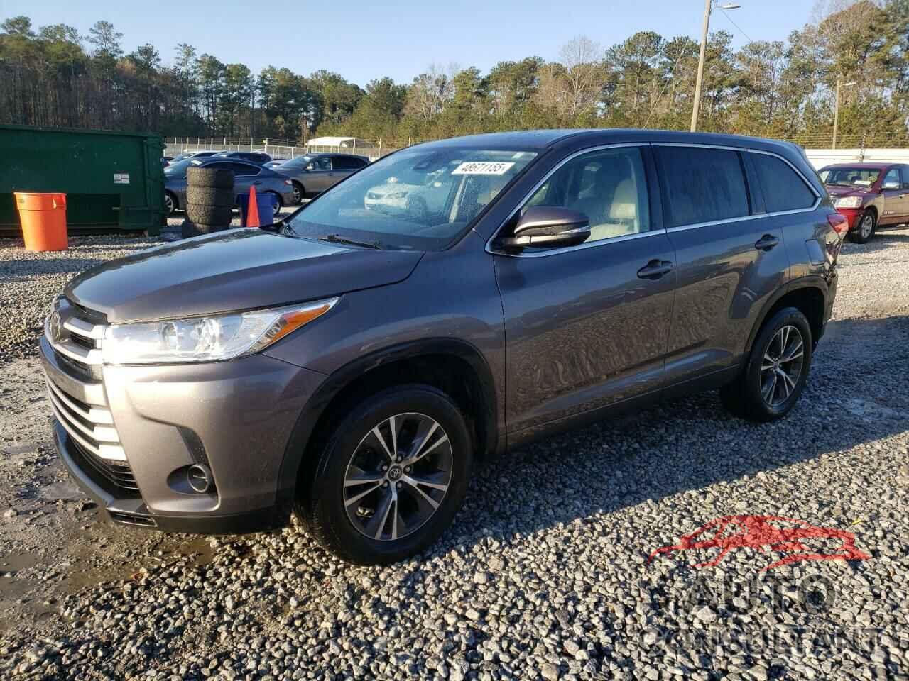TOYOTA HIGHLANDER 2017 - 5TDZARFHXHS024482