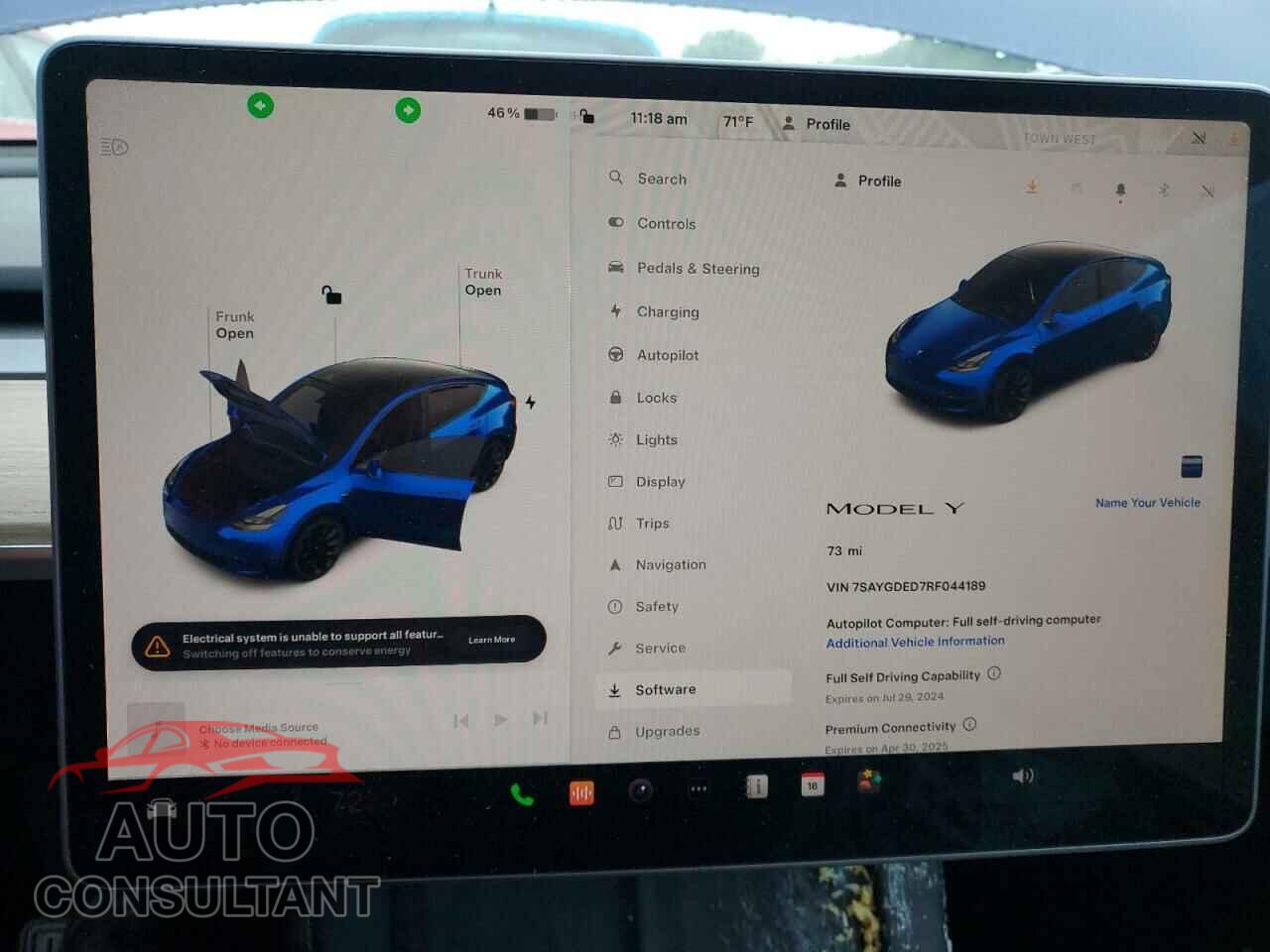 TESLA MODEL Y 2024 - 7SAYGDED7RF044189