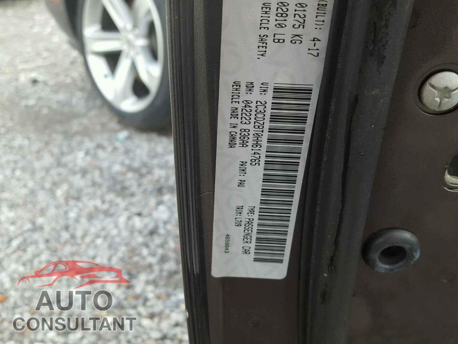 DODGE CHALLENGER 2017 - 2C3CDZBT0HH614765