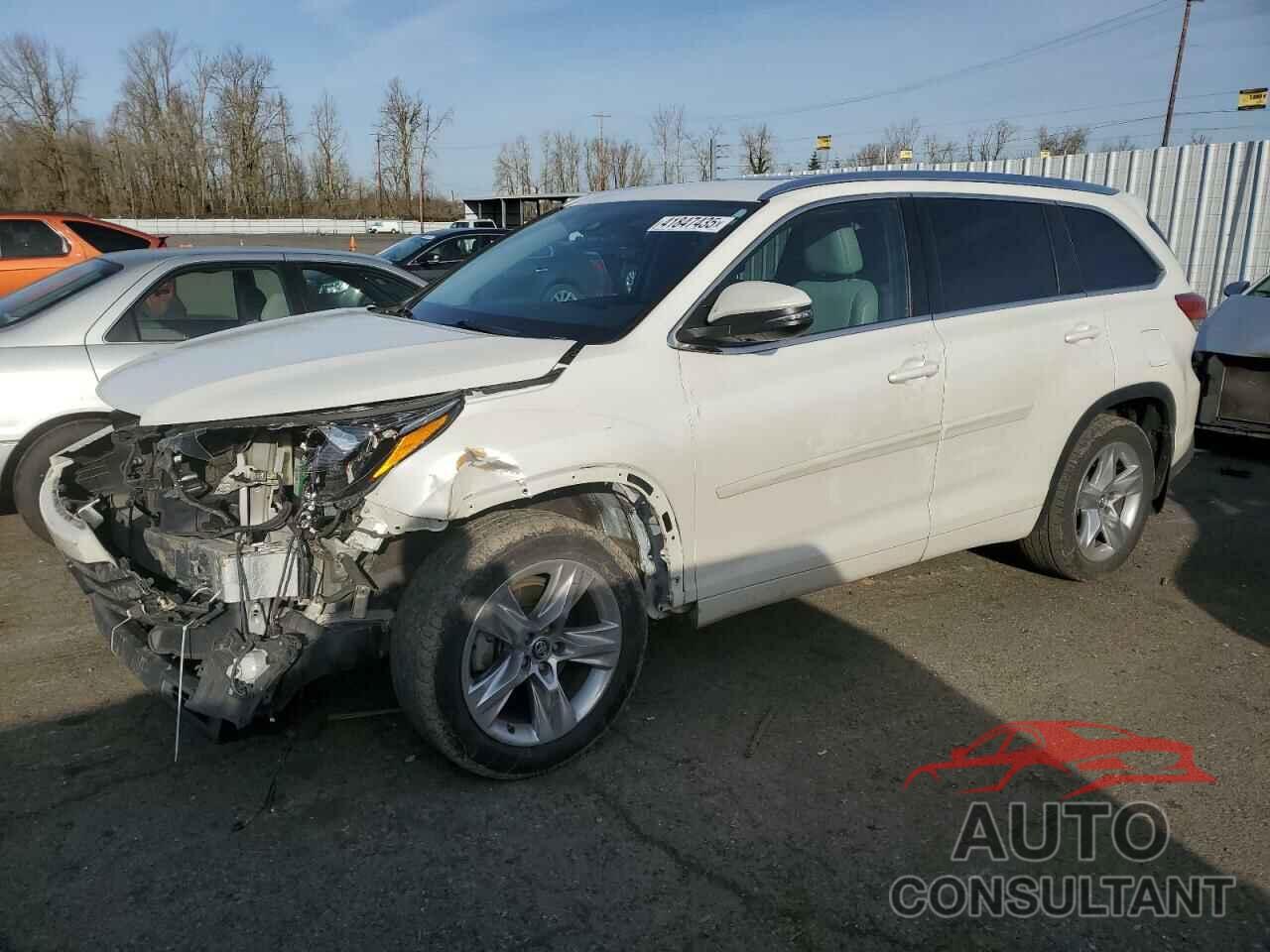 TOYOTA HIGHLANDER 2017 - 5TDDZRFH1HS477473