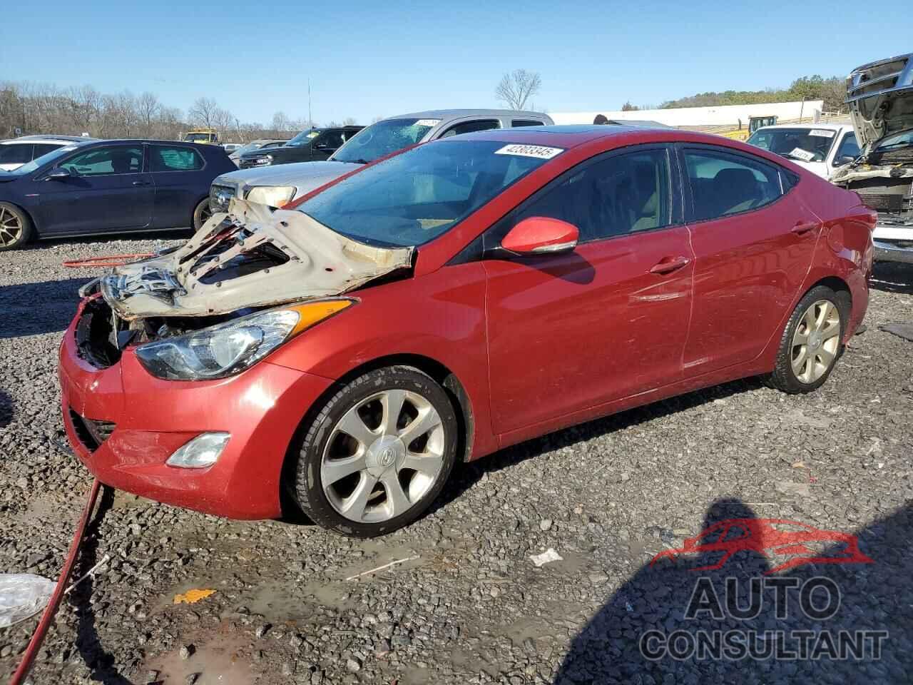 HYUNDAI ELANTRA 2011 - KMHDH4AE3BU150039