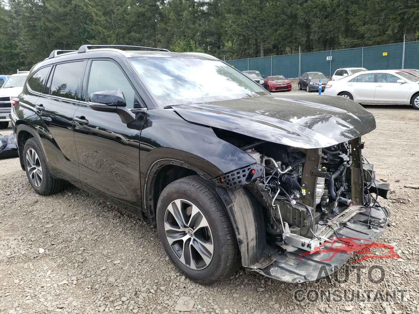 TOYOTA HIGHLANDER 2020 - 5TDGZRBH6LS506364