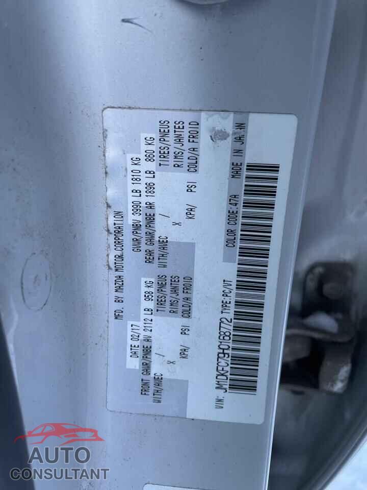 MAZDA CX-3 2017 - JM1DKFC79H0168772
