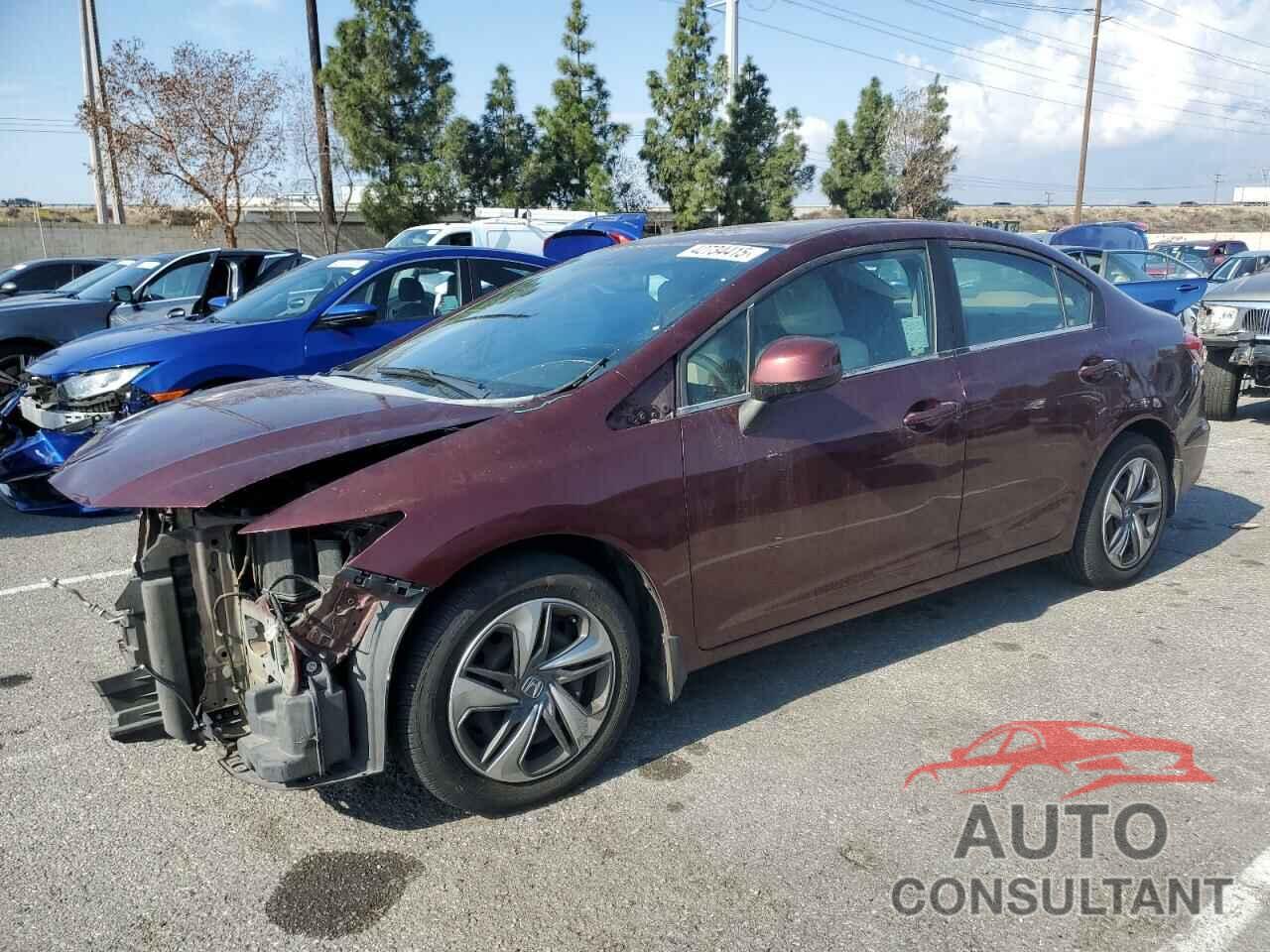 HONDA CIVIC 2013 - 19XFB2F51DE231912