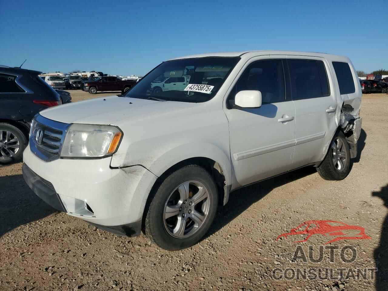 HONDA PILOT 2013 - 5FNYF3H45DB030404