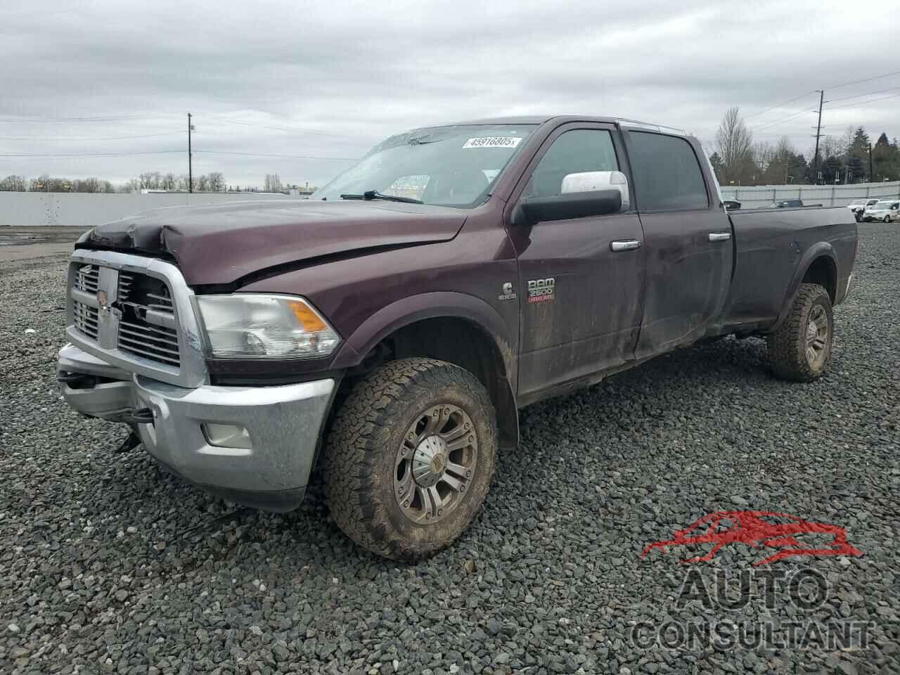 DODGE RAM 2500 2012 - 3C6UD5KL7CG177680