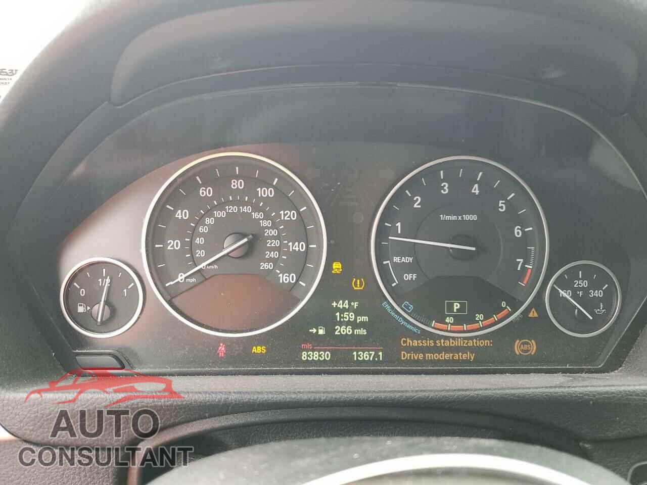 BMW 3 SERIES 2013 - WBA3B5G53DNS01886