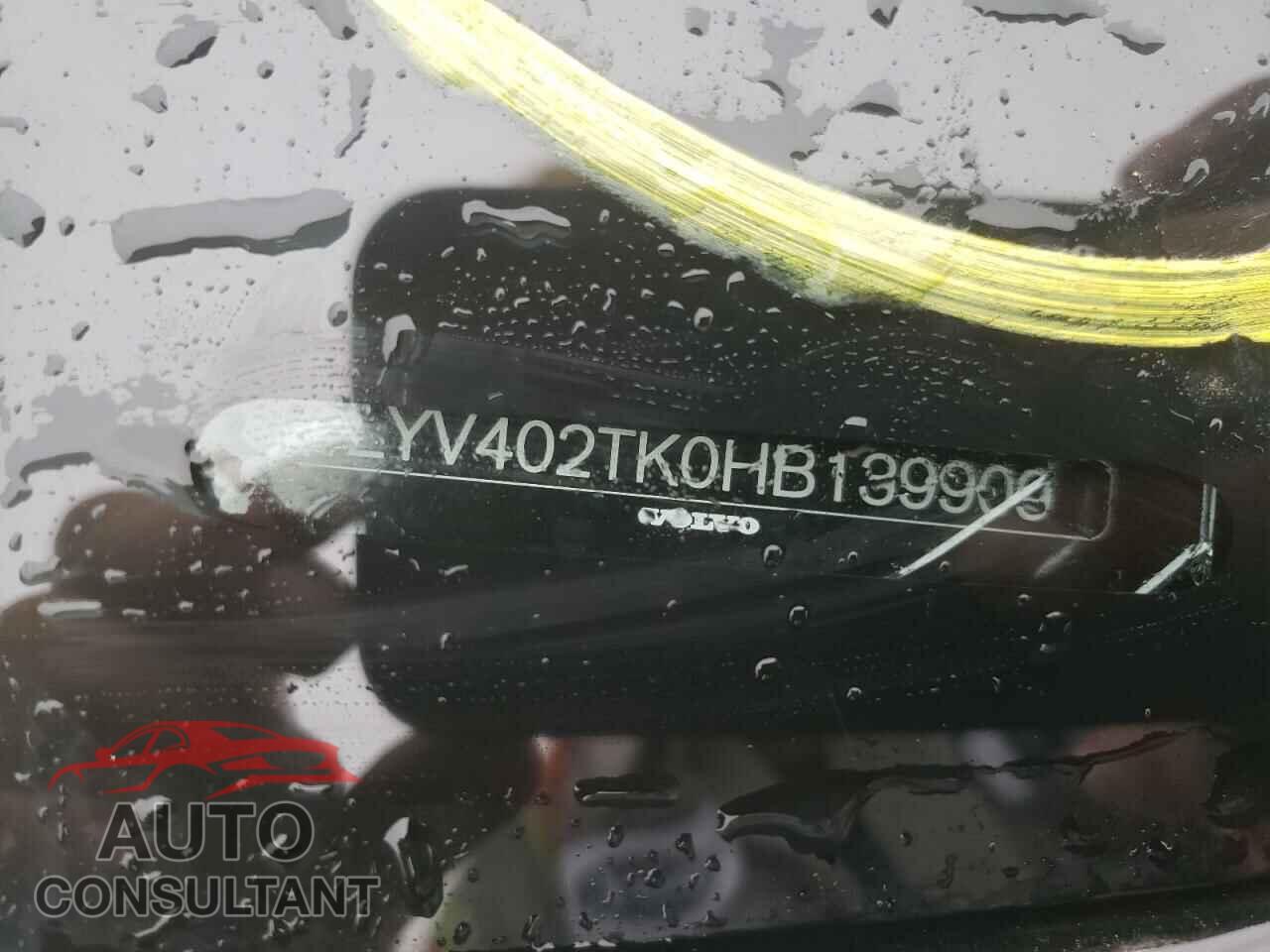 VOLVO S60 2017 - LYV402TK0HB139909
