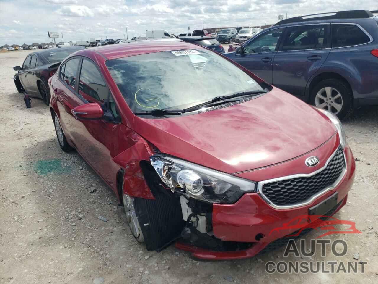 KIA FORTE 2016 - KNAFX4A67G5608169