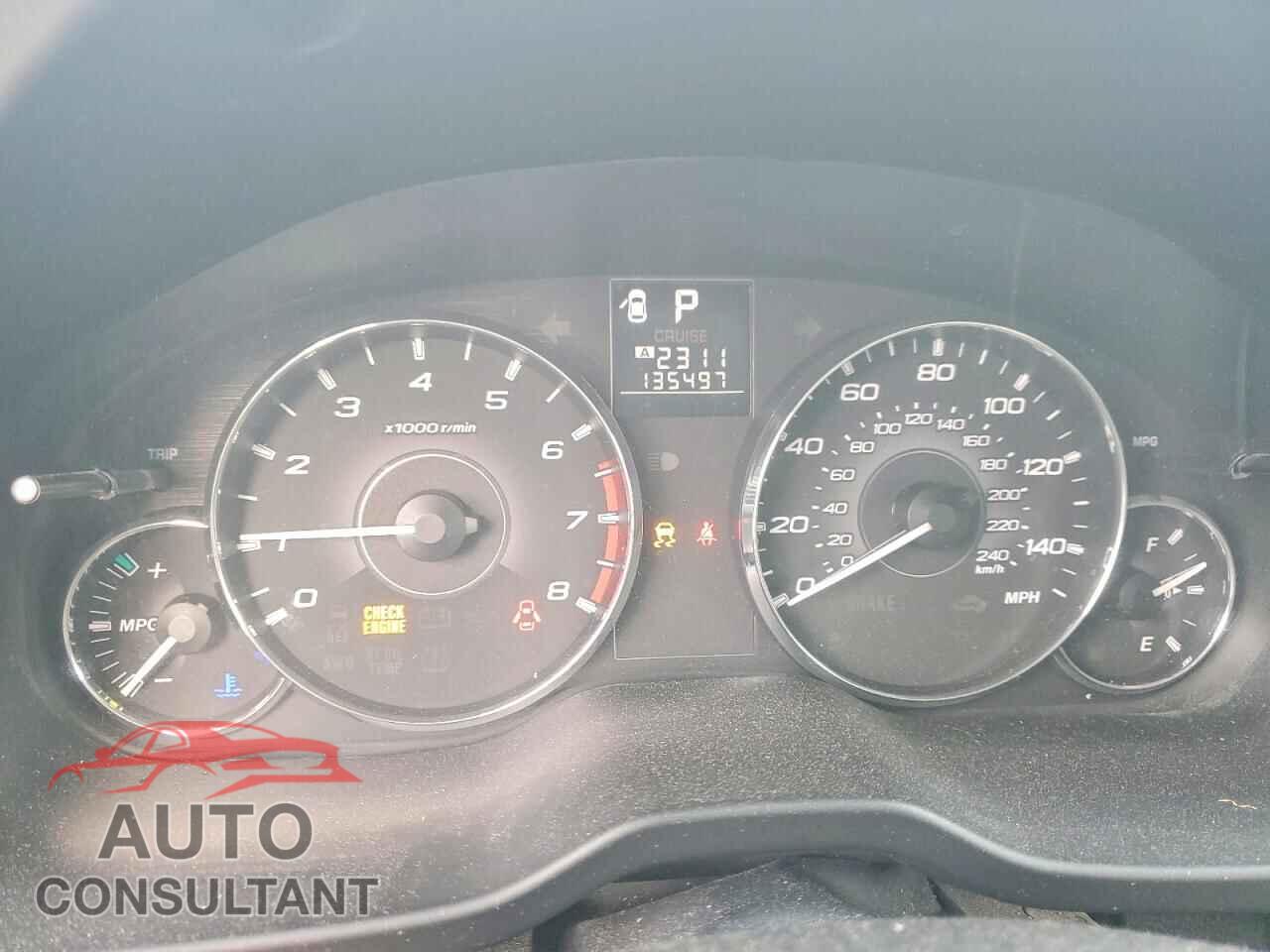 SUBARU OUTBACK 2011 - 4S4BRBLC0B3364609