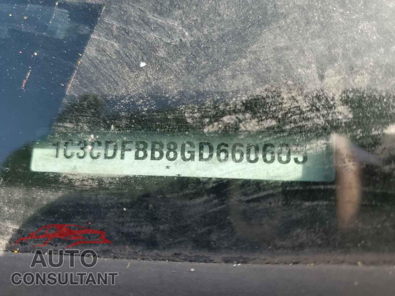 DODGE DART 2016 - 1C3CDFBB8GD660605