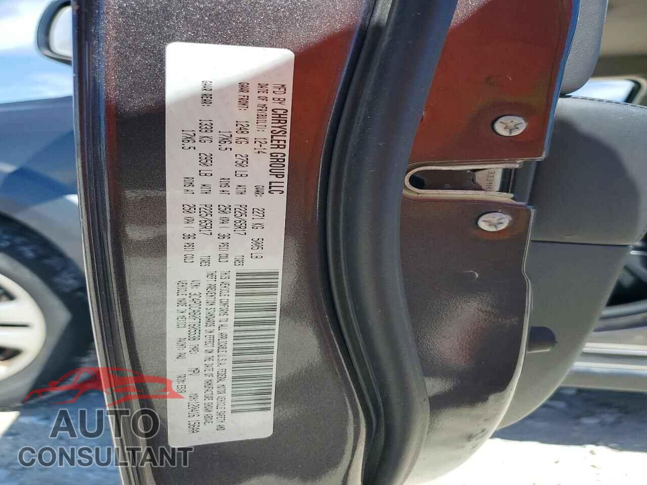 DODGE JOURNEY 2015 - 3C4PDCAB0FT605538