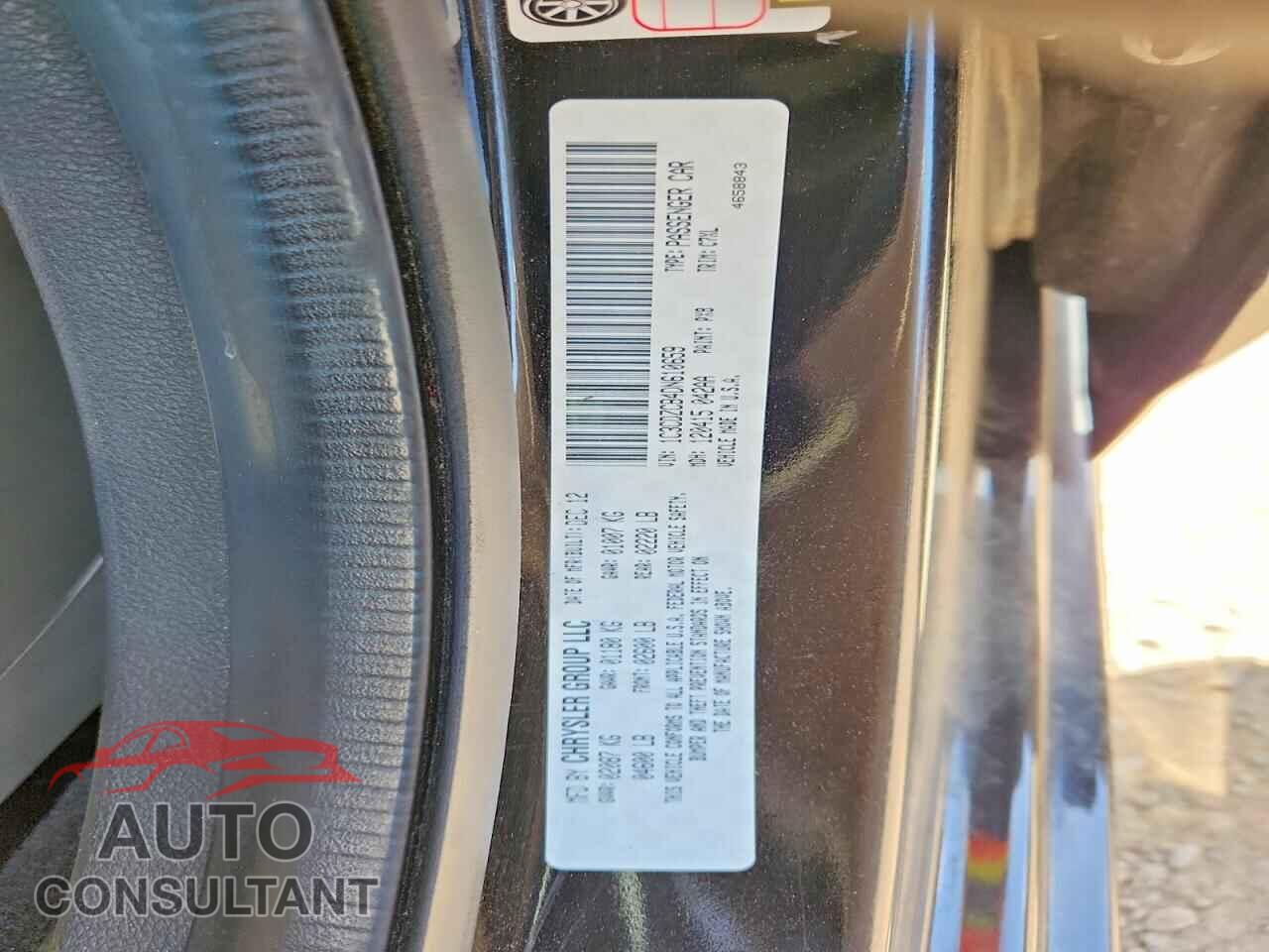 DODGE AVENGER 2013 - 1C3CDZCB4DN610659