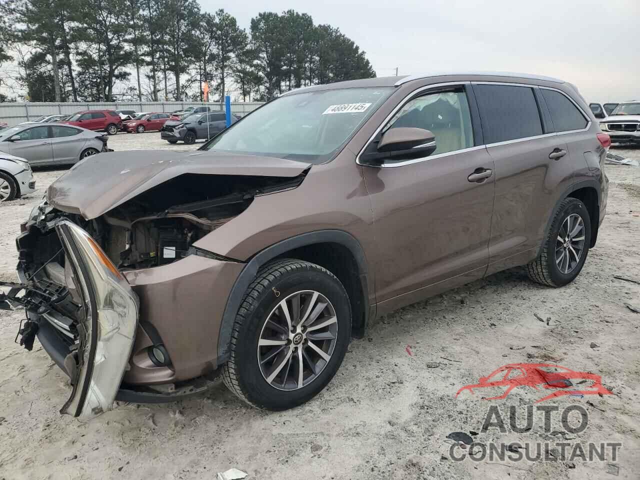 TOYOTA HIGHLANDER 2018 - 5TDJZRFH7JS840724