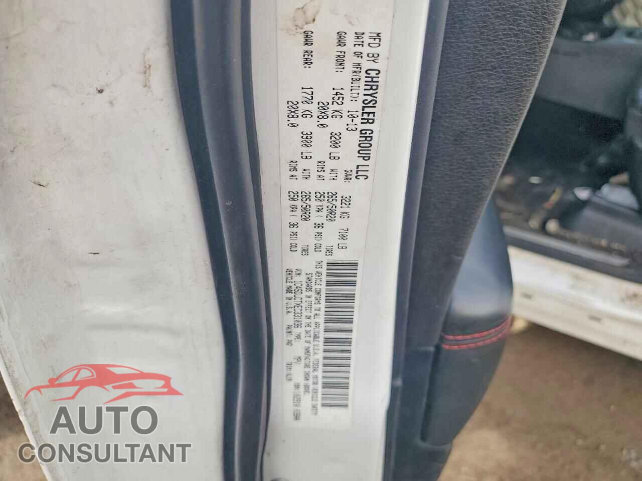 DODGE DURANGO 2014 - 1C4SDJCTXEC331036