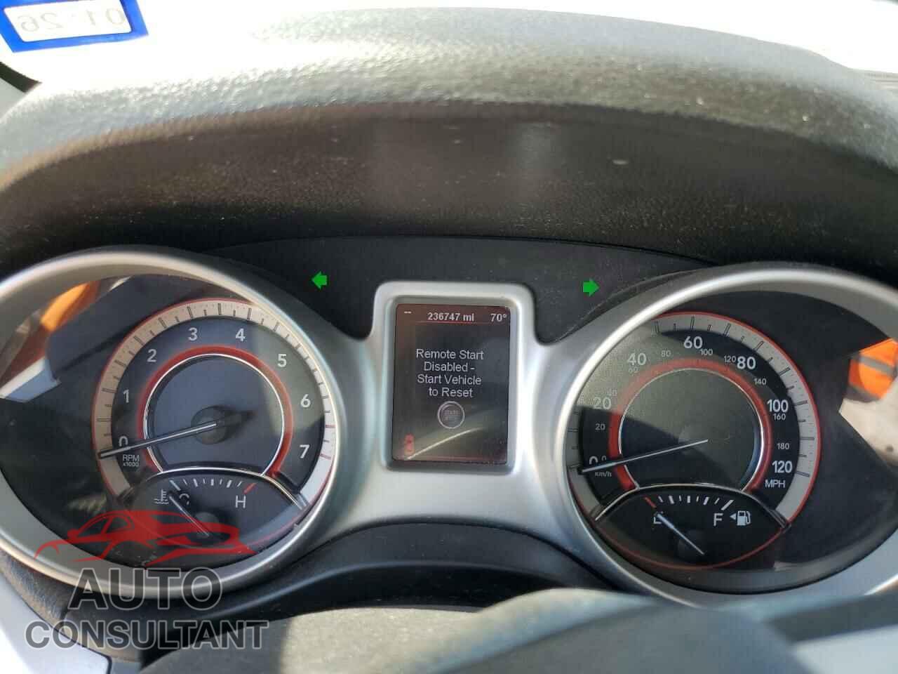 DODGE JOURNEY 2012 - 3C4PDCBG3CT199227