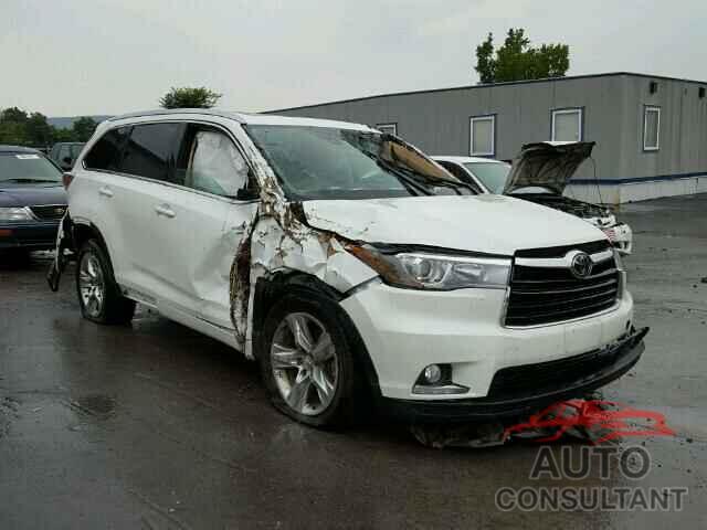 TOYOTA HIGHLANDER 2015 - 5TDDKRFH7FS136998