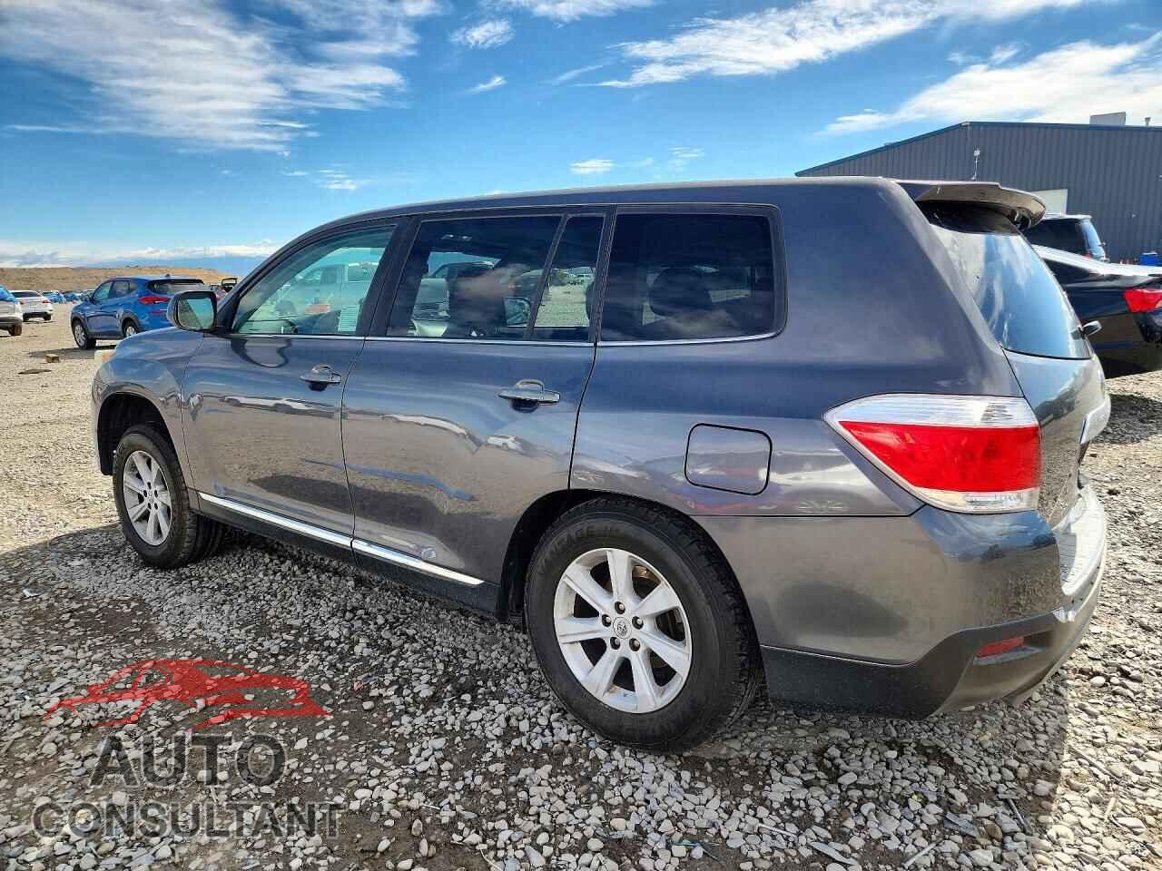 TOYOTA HIGHLANDER 2013 - 5TDZA3EH8DS035697