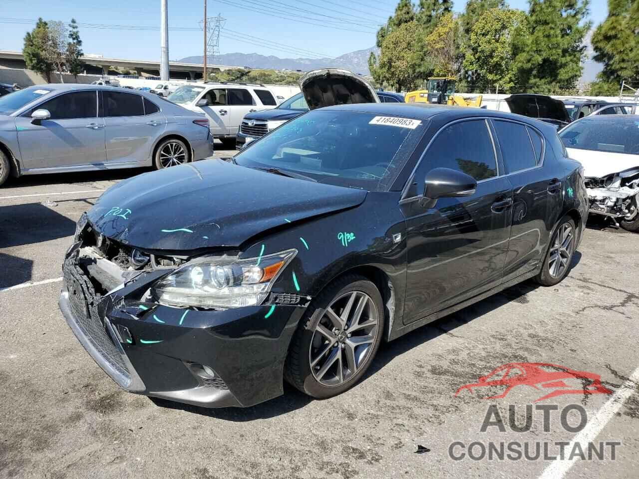 LEXUS CT 200 2016 - JTHKD5BH8G2276405