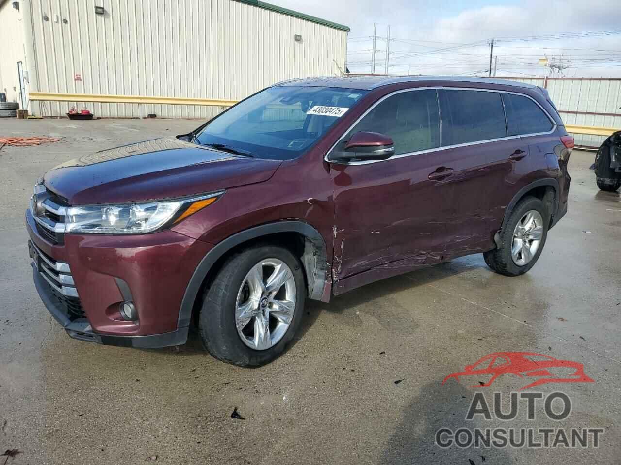 TOYOTA HIGHLANDER 2018 - 5TDYZRFH0JS243803