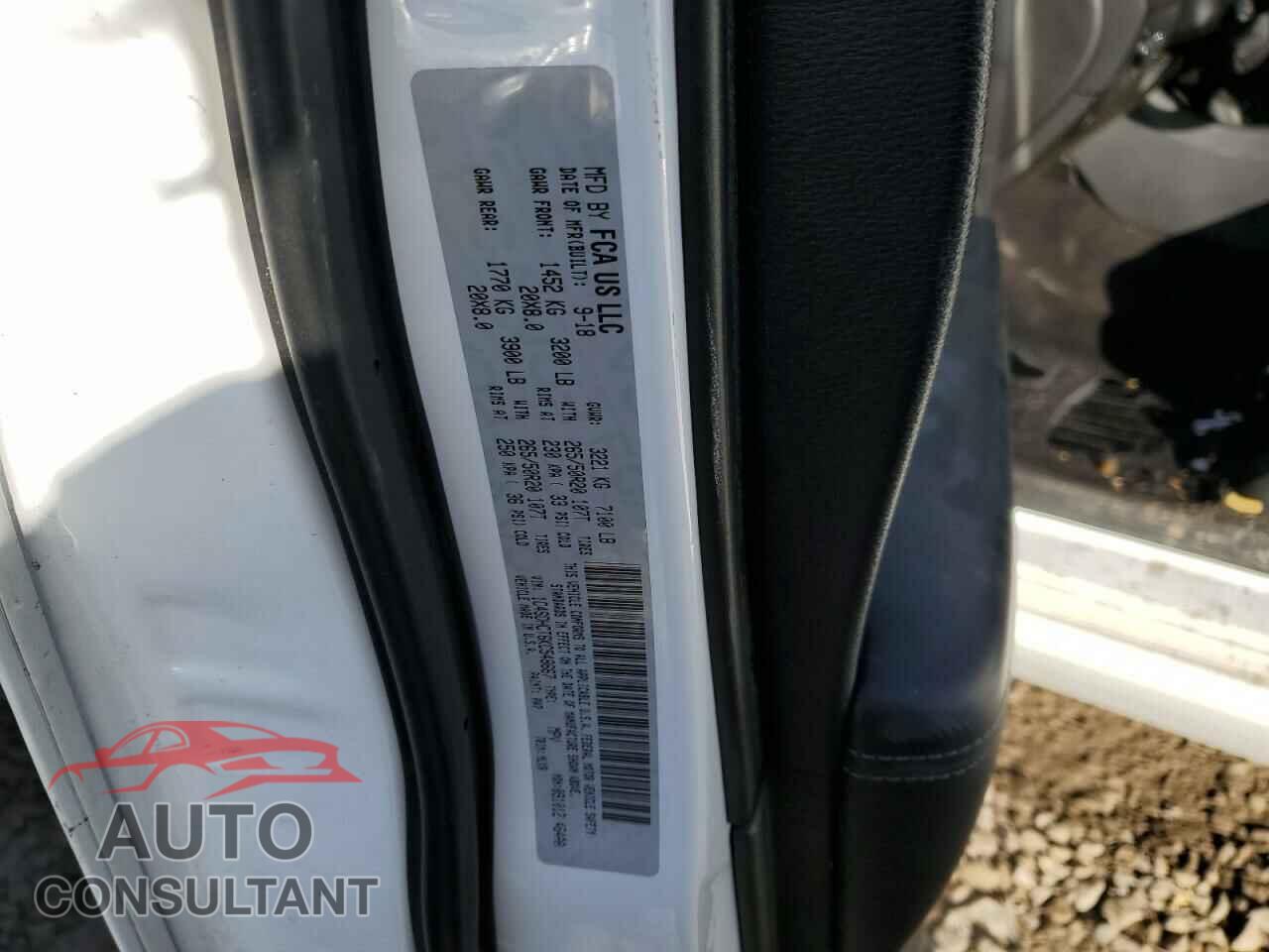 DODGE DURANGO 2019 - 1C4SDHCT6KC548667