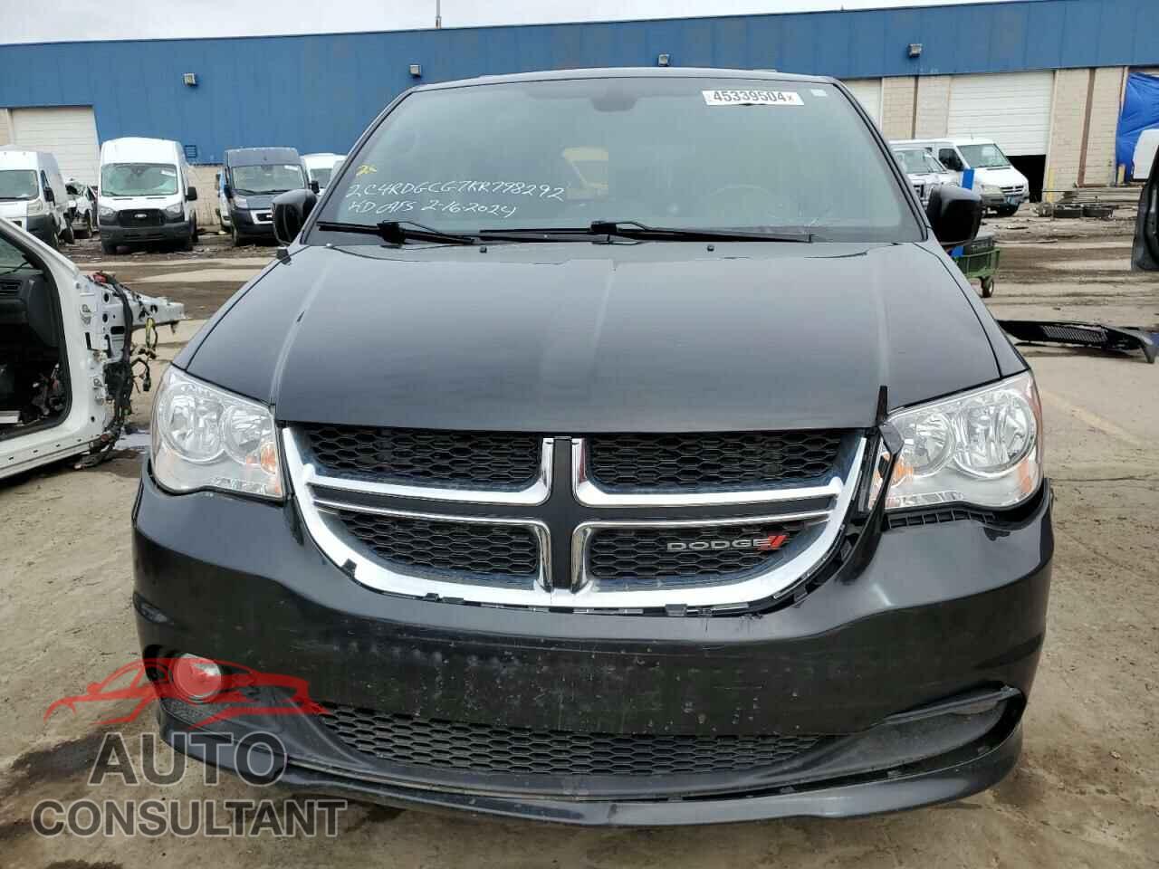 DODGE CARAVAN 2019 - 2C4RDGCG7KR798292