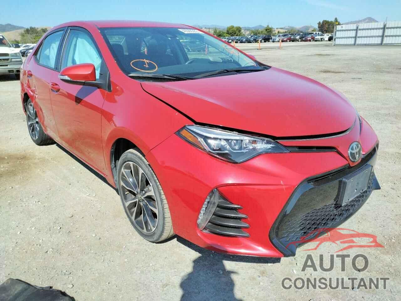 TOYOTA COROLLA 2019 - 5YFBURHE9KP889732
