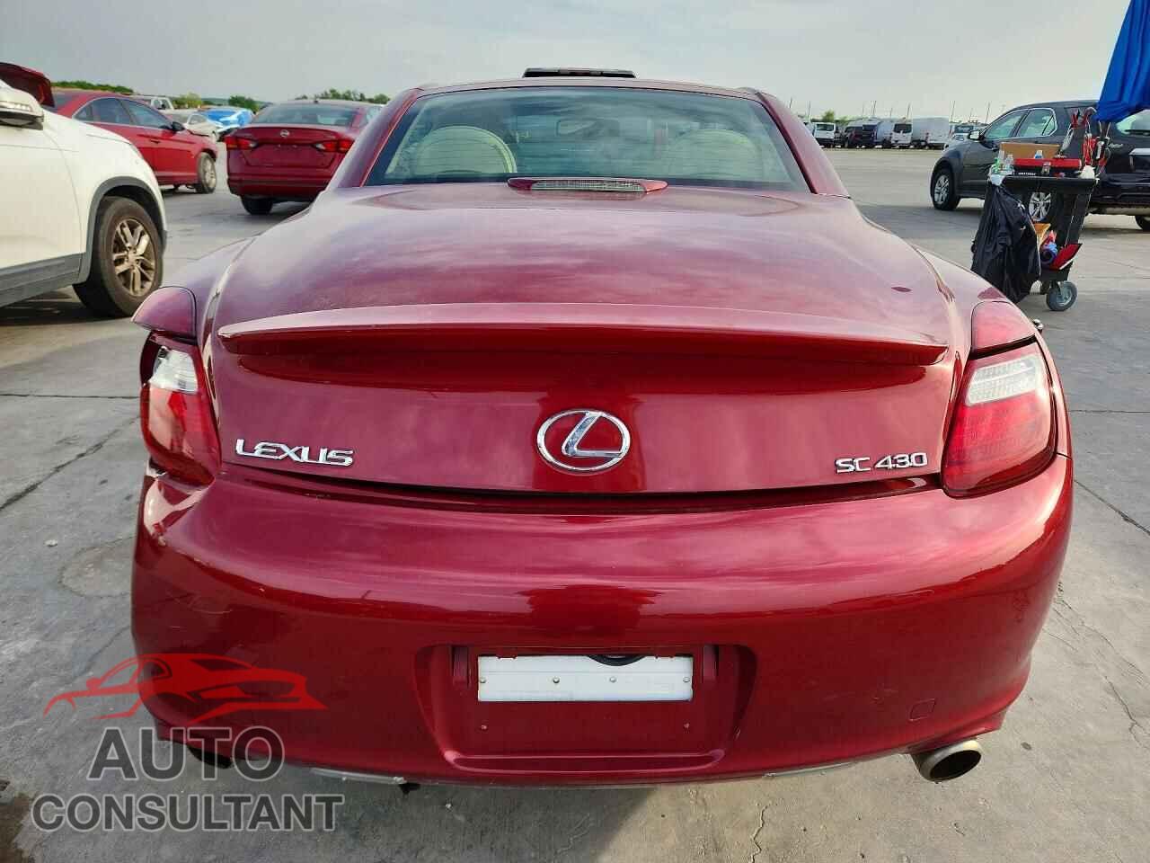 LEXUS SC300 2010 - JTHFN2EY8A9021650