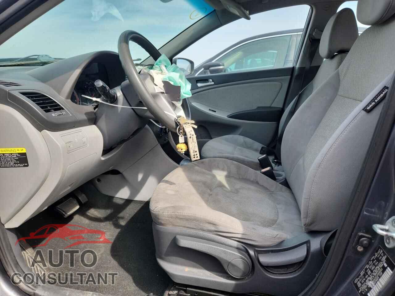 HYUNDAI ACCENT GLS 2012 - KMHCT4AEXCU069583