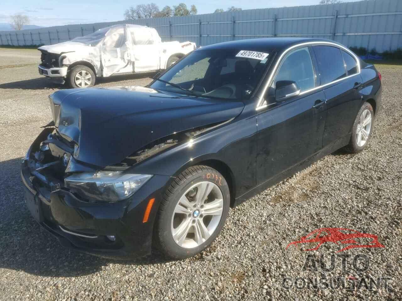 BMW 3 SERIES 2017 - WBA8B9G59HNU49515