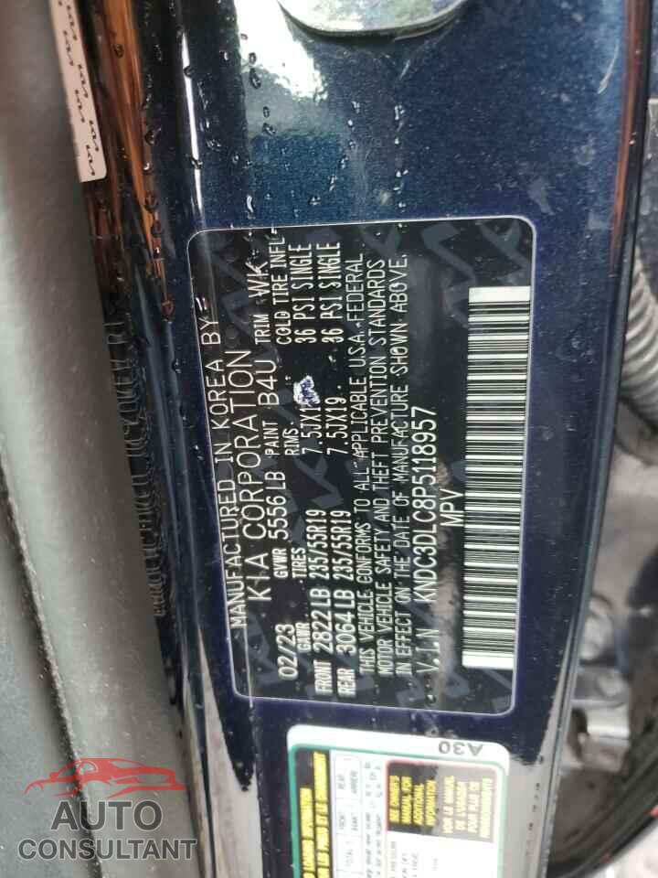 KIA EV6 LIGHT 2023 - KNDC3DLC8P5118957