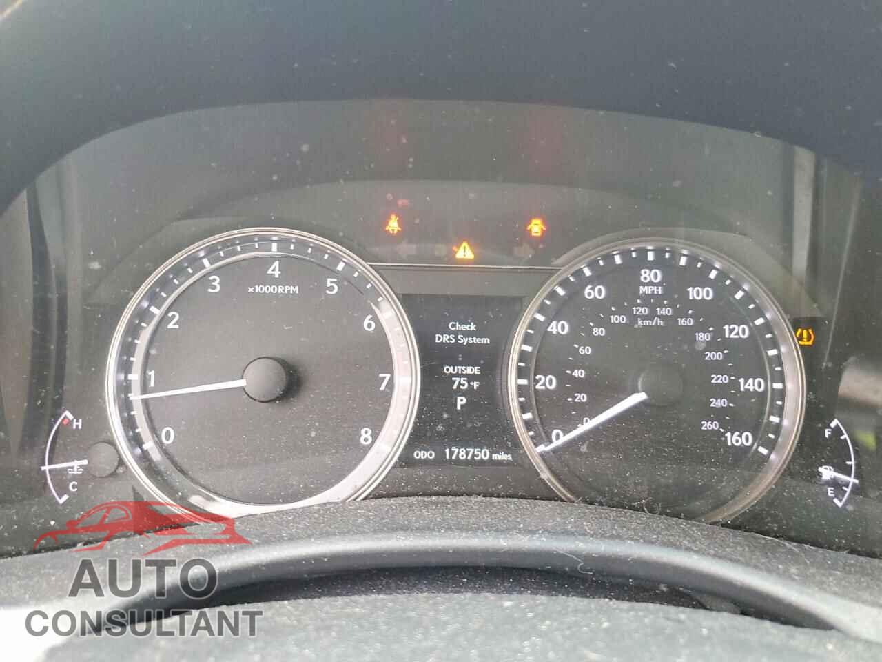 LEXUS GS 2013 - JTHBE1BL5D5020288