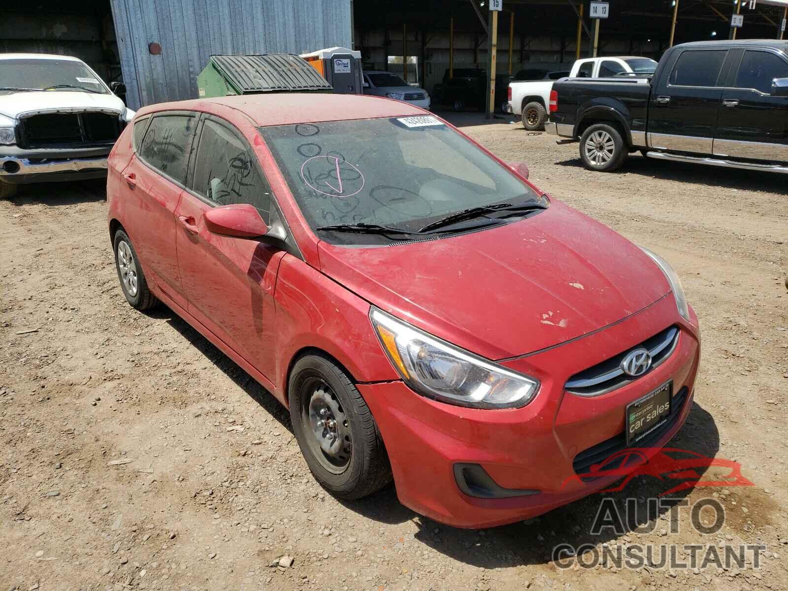 HYUNDAI ACCENT 2016 - KMHCT5AE8GU255263
