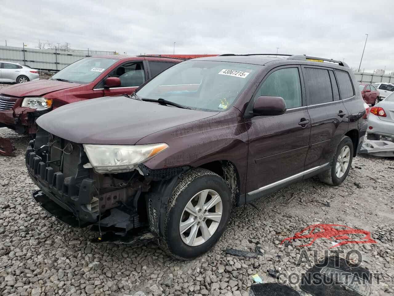 TOYOTA HIGHLANDER 2011 - 5TDBK3EH0BS066373