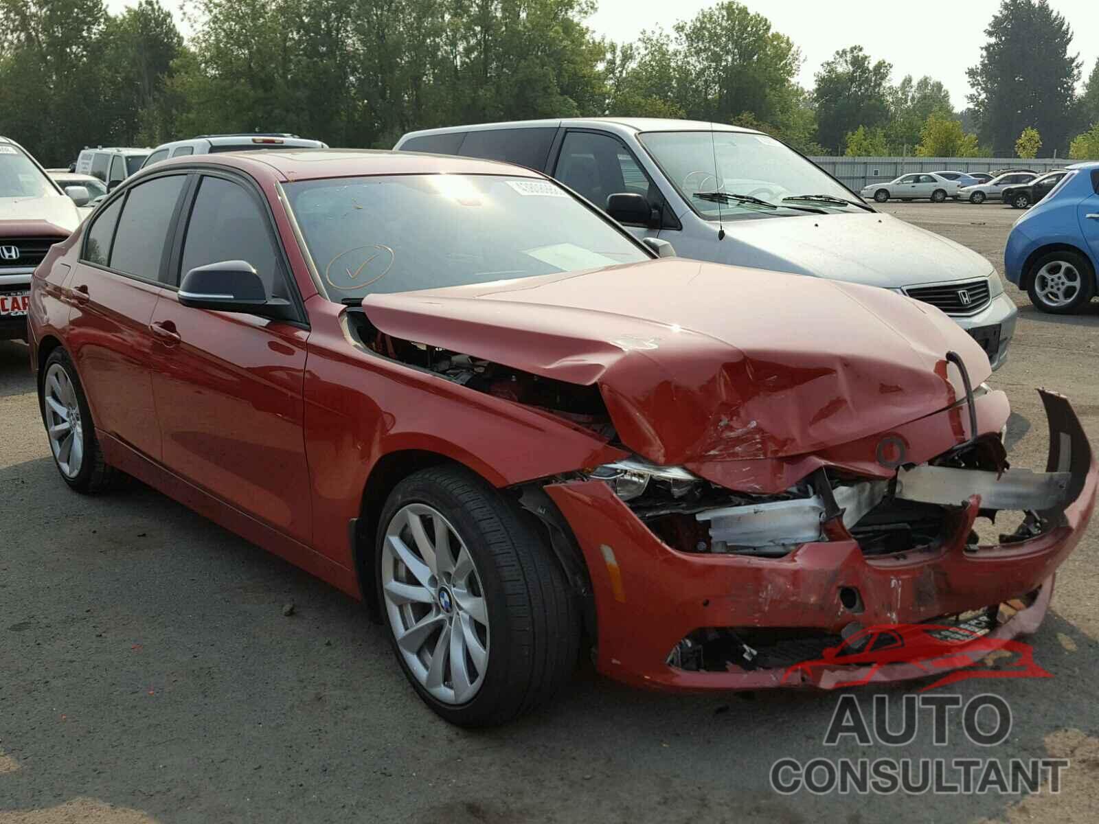 BMW 3 SERIES 2016 - WBA8A3C53GK690170