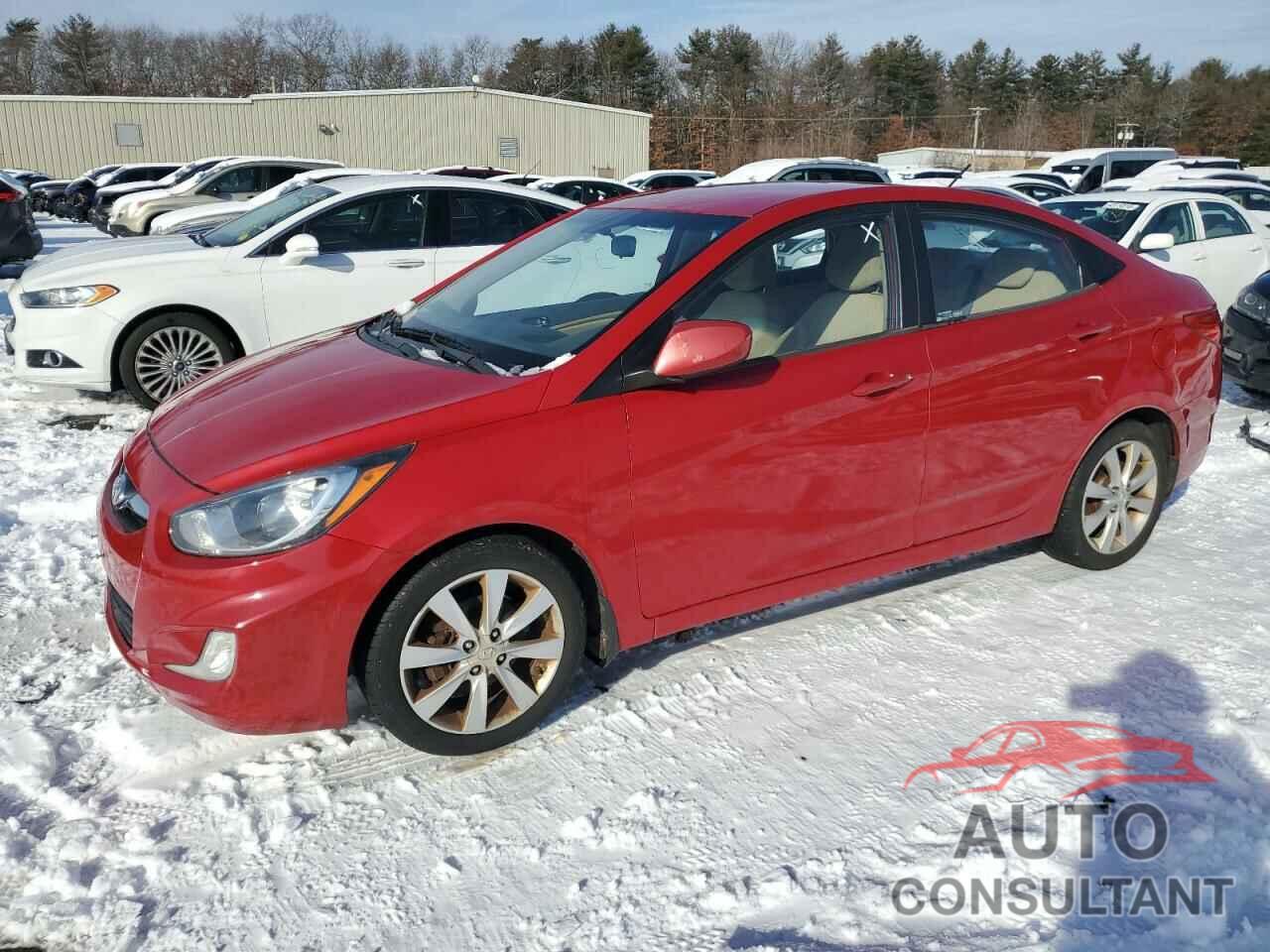 HYUNDAI ACCENT 2012 - KMHCU4AE8CU130698