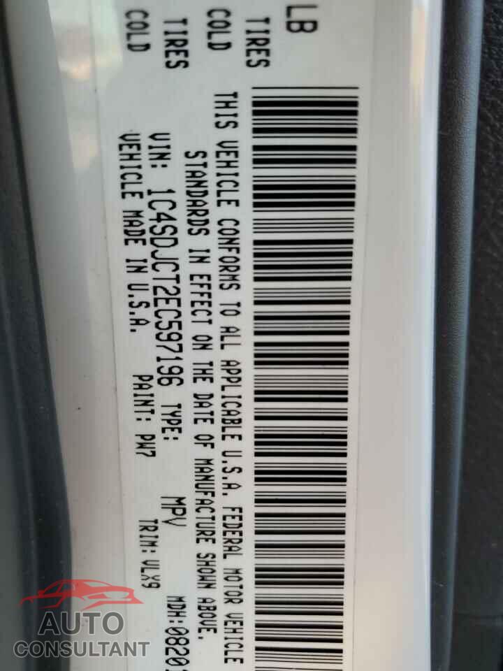DODGE DURANGO 2014 - 1C4SDJCT2EC597196