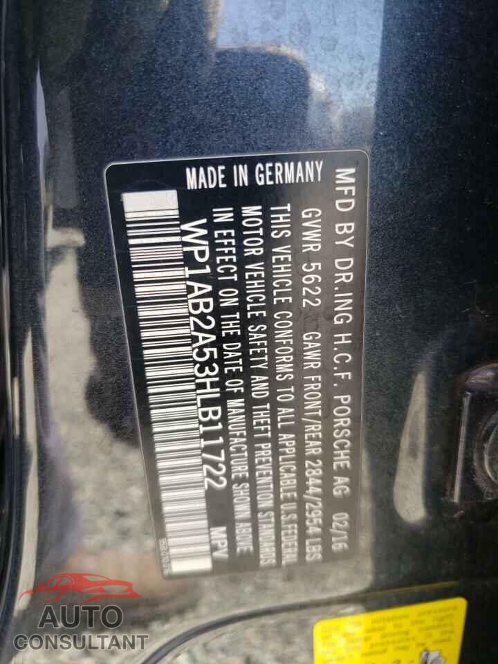 PORSCHE MACAN 2017 - WP1AB2A53HLB11722