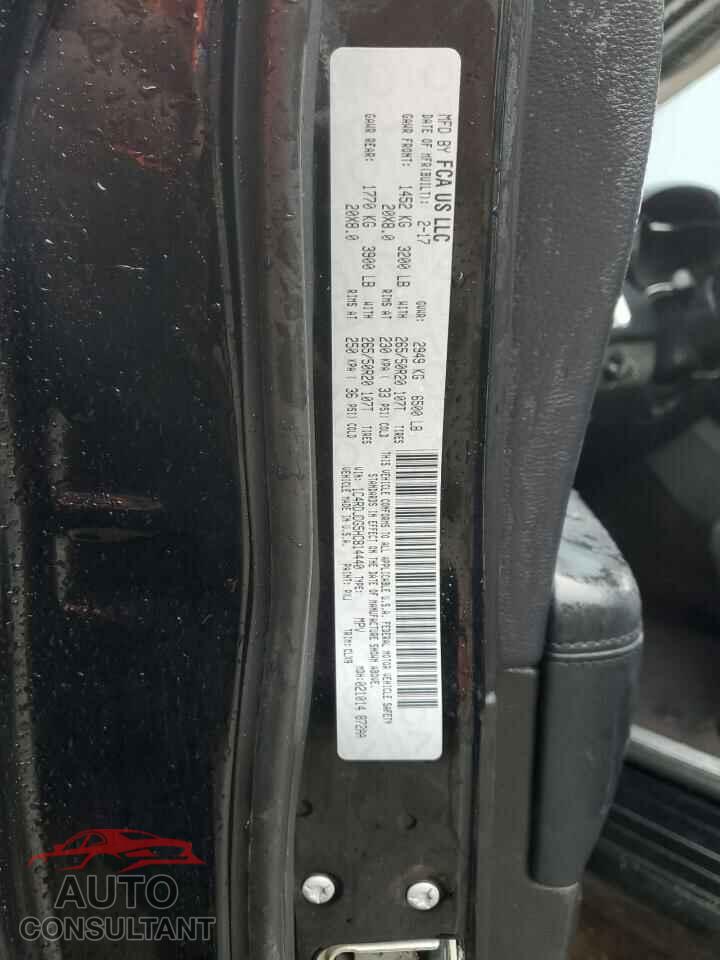 DODGE DURANGO 2017 - 1C4RDJDG5HC814440