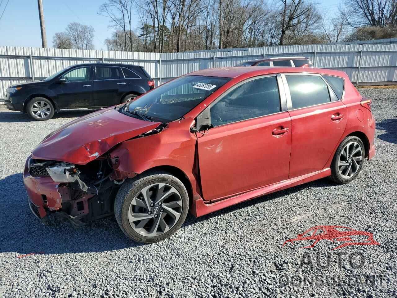 TOYOTA SCION 2016 - JTNKARJE4GJ510355