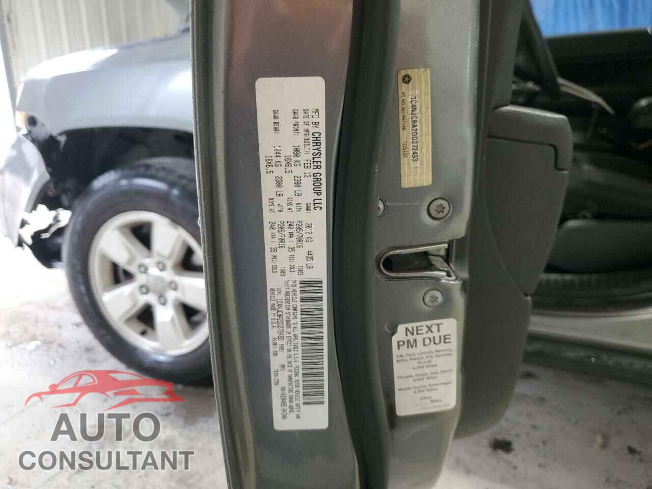 JEEP COMPASS 2013 - 1C4NJCBA2DD272493