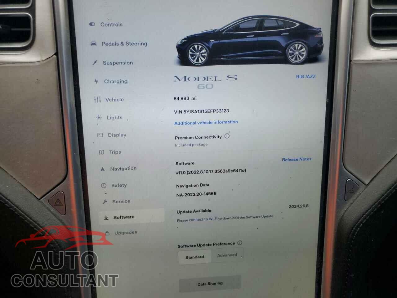 TESLA MODEL S 2014 - 5YJSA1S15EFP33123