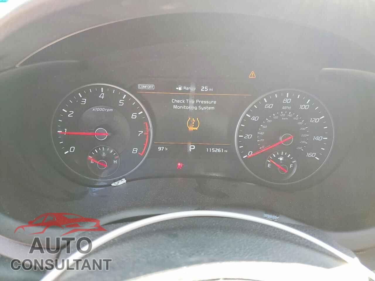 KIA STINGER 2019 - KNAE25LA3K6052186