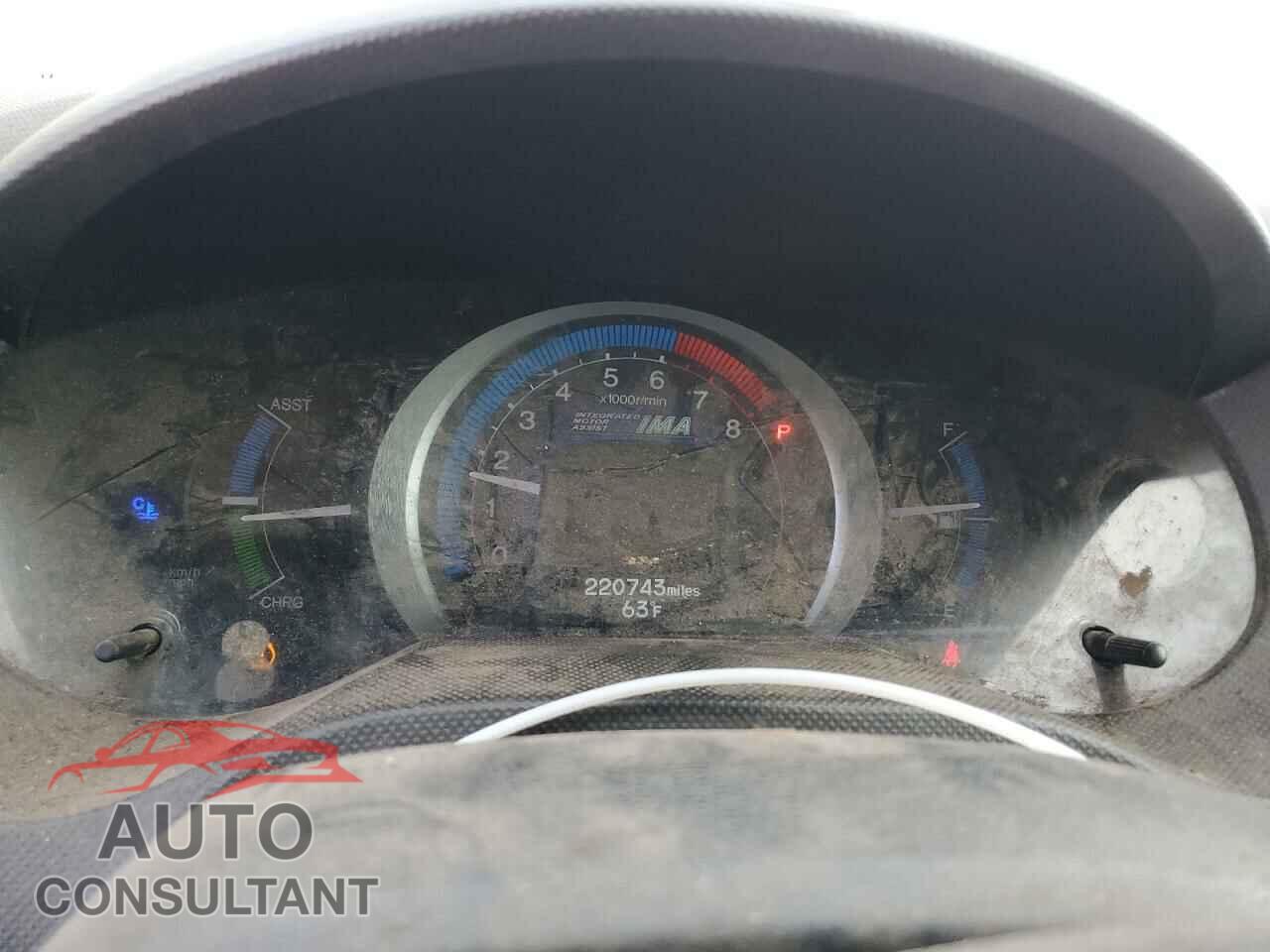 HONDA INSIGHT 2011 - JHMZE2H35BS001072
