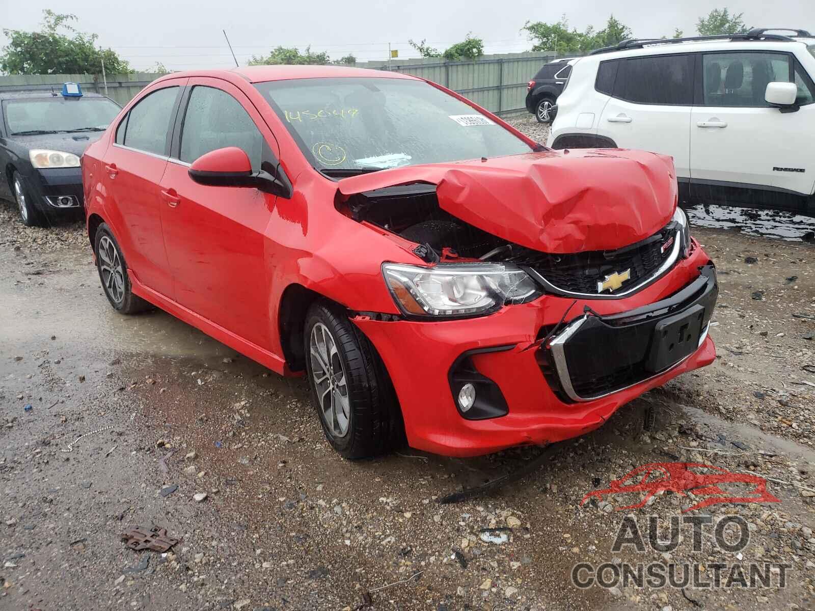 CHEVROLET SONIC 2017 - 1G1JD5SH6H4145047
