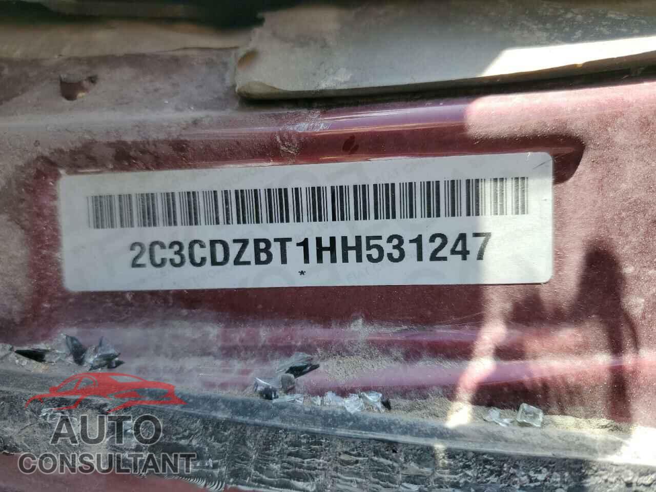 DODGE CHALLENGER 2017 - 2C3CDZBT1HH531247