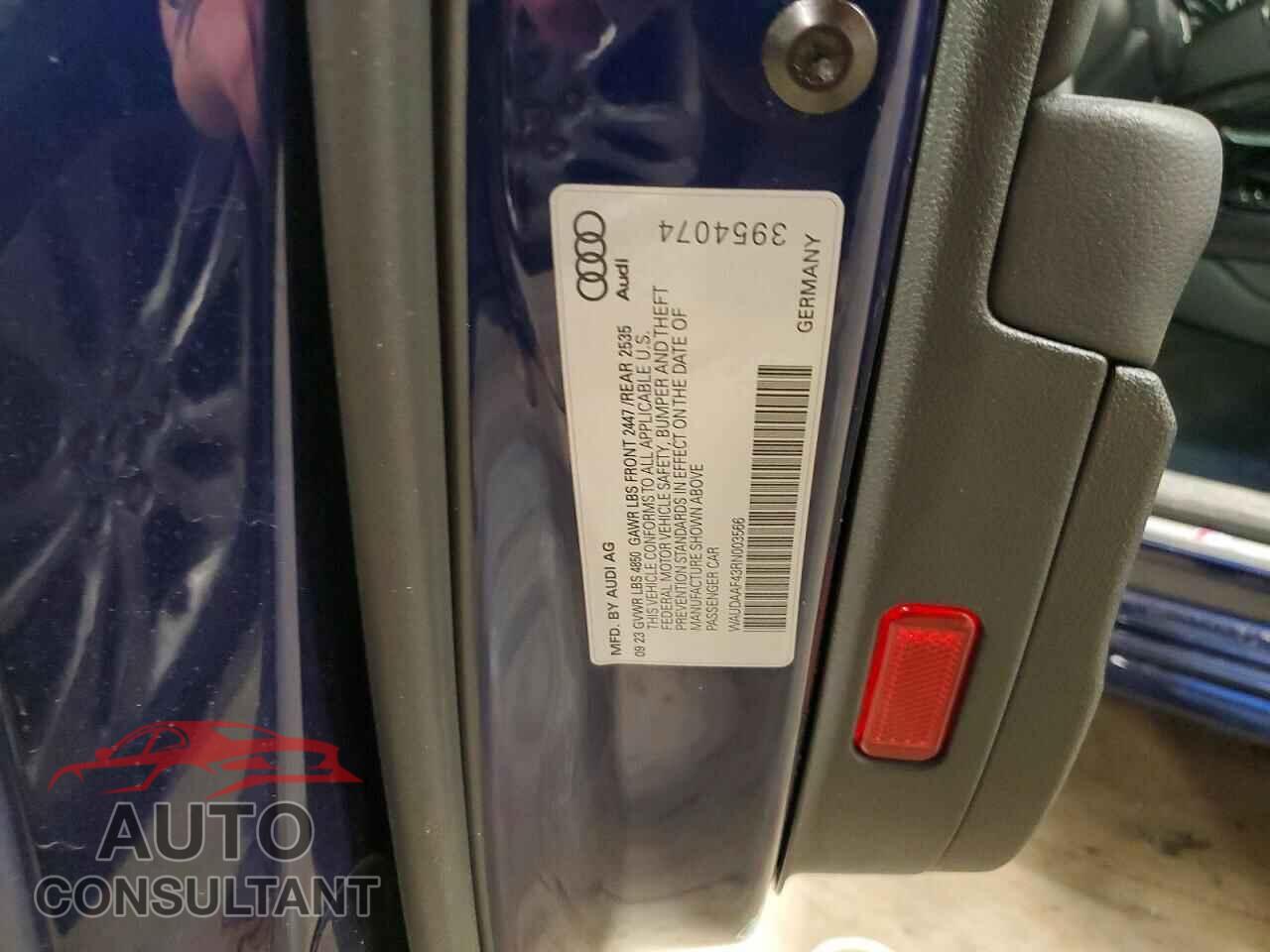 AUDI A4 2024 - WAUDAAF43RN003566