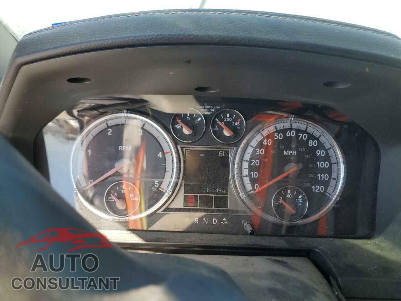 DODGE RAM 2500 2012 - 3C6UD5PL2CG283883